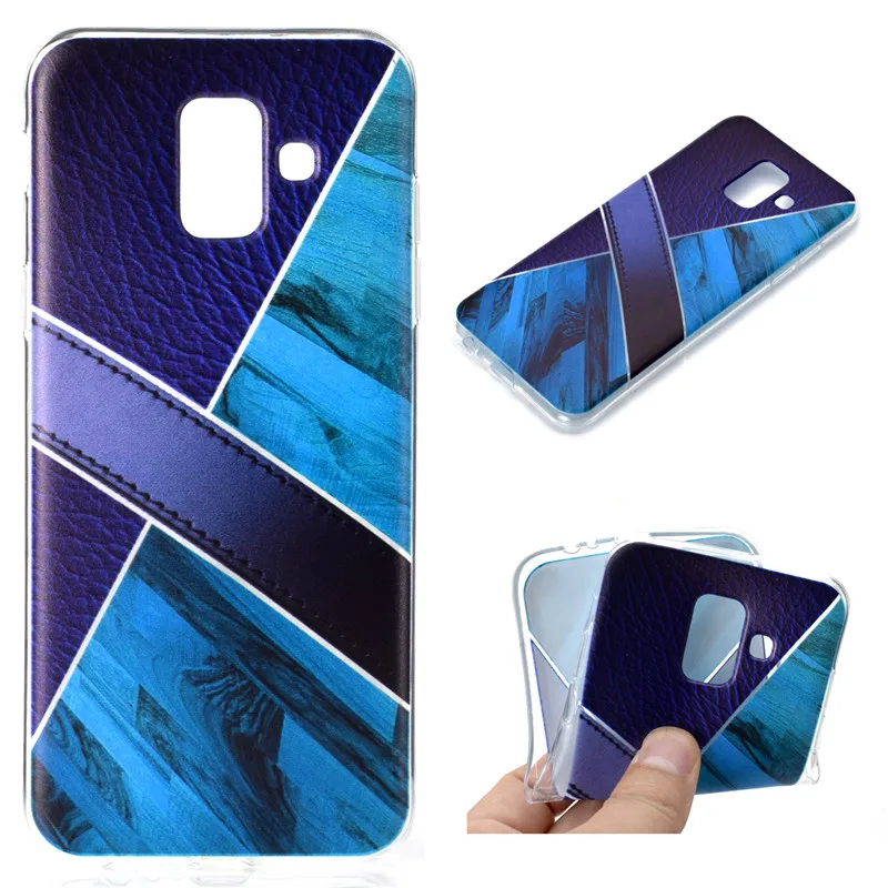 EACHTEK Fundas для Samsung Galaxy A6 A8 2018 чехол ТПУ Мягкая задняя телефона плюс |