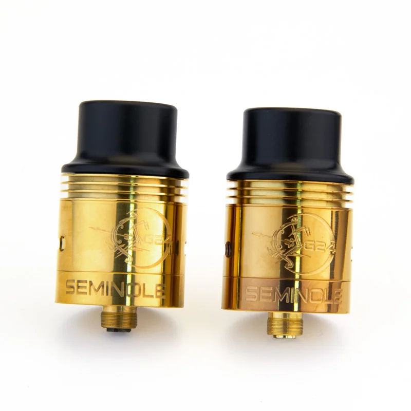 Augvape семинолов G24 RDA танк 24 мм Диаметр 6 глубиной сок хорошо 4 х Post отверстия