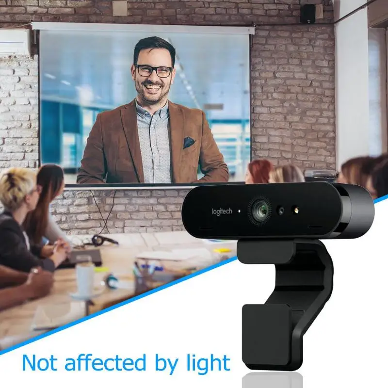 logitech C1000e BRIO 4 K камера Широкий формат со сверхвысоким разрешением Ultra HD, 1080 p камера видеоконференцсвязи противошумные наушники с микрофоном