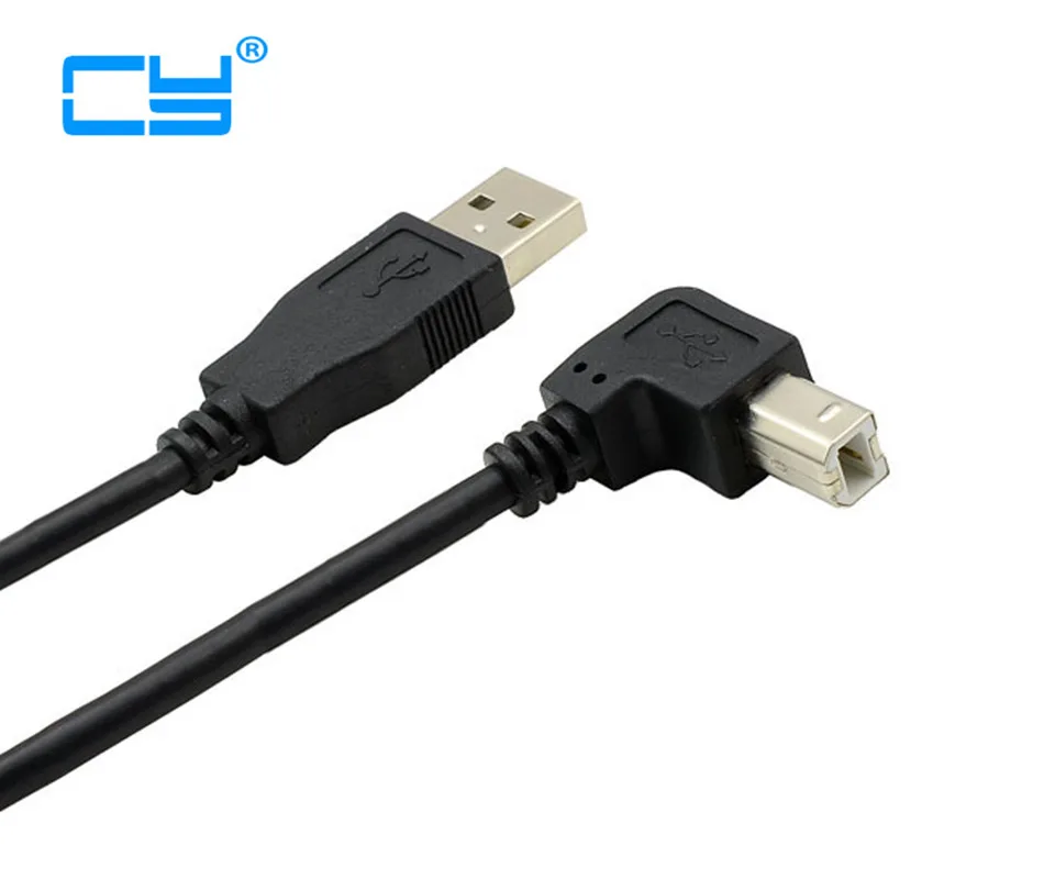 

1 шт., Угловой кабель для принтера, HDD, 2,0 м/5 футов