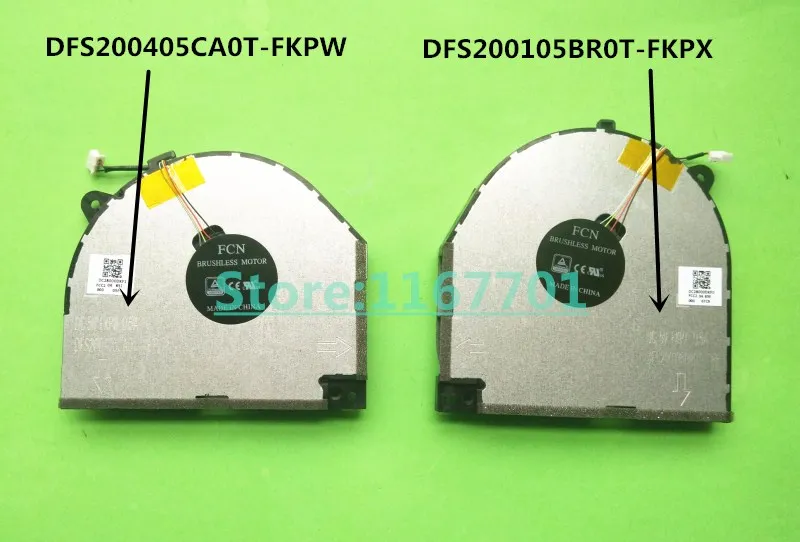 

New Laptop/Notebook CPU Cooling Fan For Lenovo Savior Y530 Y7000 DFS200405CA0T-FKPW DC28000DKF1 DFS200105BR0T-FKPX DC28000DKF0