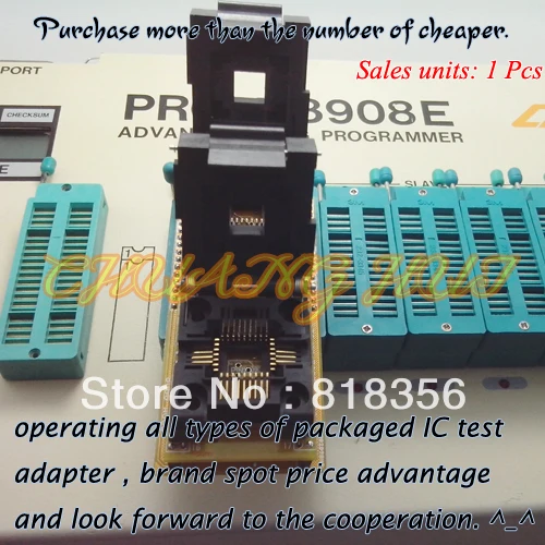 PLCC32-DIP32 Adapter Test Socket/IC Socket for PROM8908E Programmer Adapter