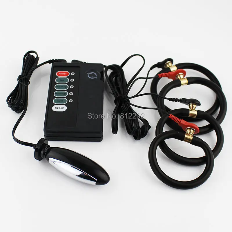 Электрические ударные кольца для увеличения роста и Анальные игрушки