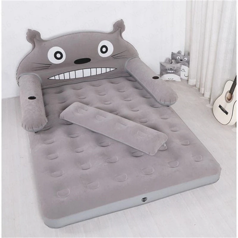 Надувной матрас с мультяшной воздушной подушкой для кровати ленивый диван