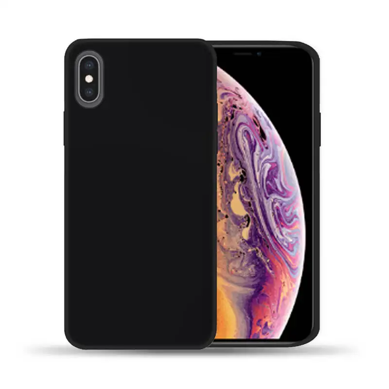 Black TPU Силиконовый чехол для пары, чехол для iPhone X, 6, 6 S, 7, 8 Plus, 5, 5S, SE, Lover Plant, мультяшный чехол для телефона, чехол для iPhone 11 Pro, XS, Max, XR - Color: Black TPU