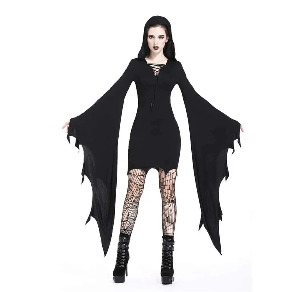 Darkinlove Для женщин Bat Стиль Готический короткое платье DW202|Женские платья| |