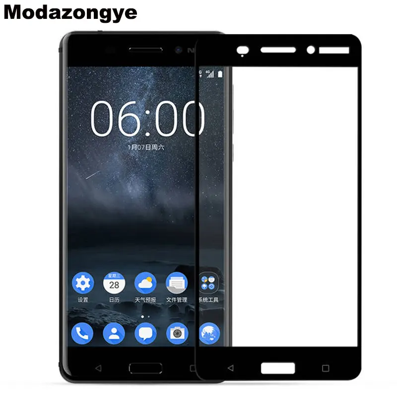 Для Nokia 6 закаленное стекло 2017 протектор экрана для Nokia6 TA-1003 TA-1000 плёнка полностью