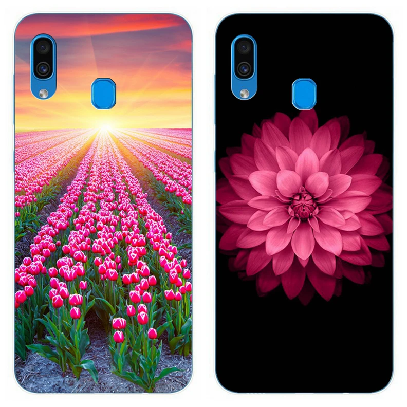 For Coque Samsung A50 A30 6.4&quot Silicone Case on Galaxy Phone back Cover A 30 50 Bumper Capa |