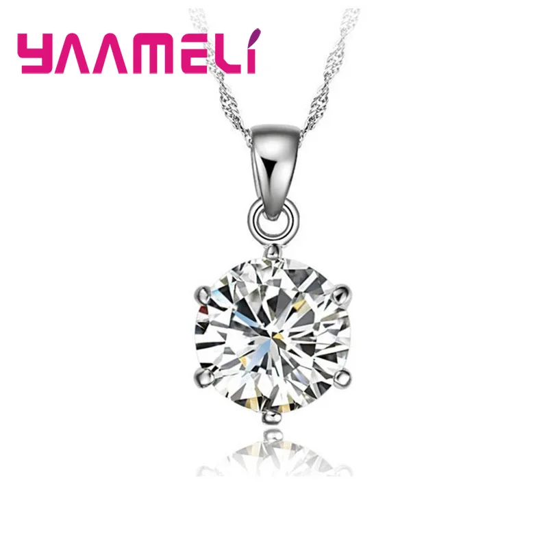 YAAMEL Заводская распродажа Настоящее серебро 925 пробы ожерелье для женщин новый