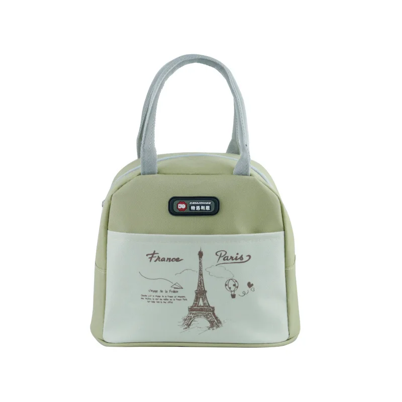Portable Cartoon Cute girl Lunch Bag Insulated Cold Canvas Picnic Totes Carry Case For Kids Women Thermal Free Shipping | Багаж и сумки