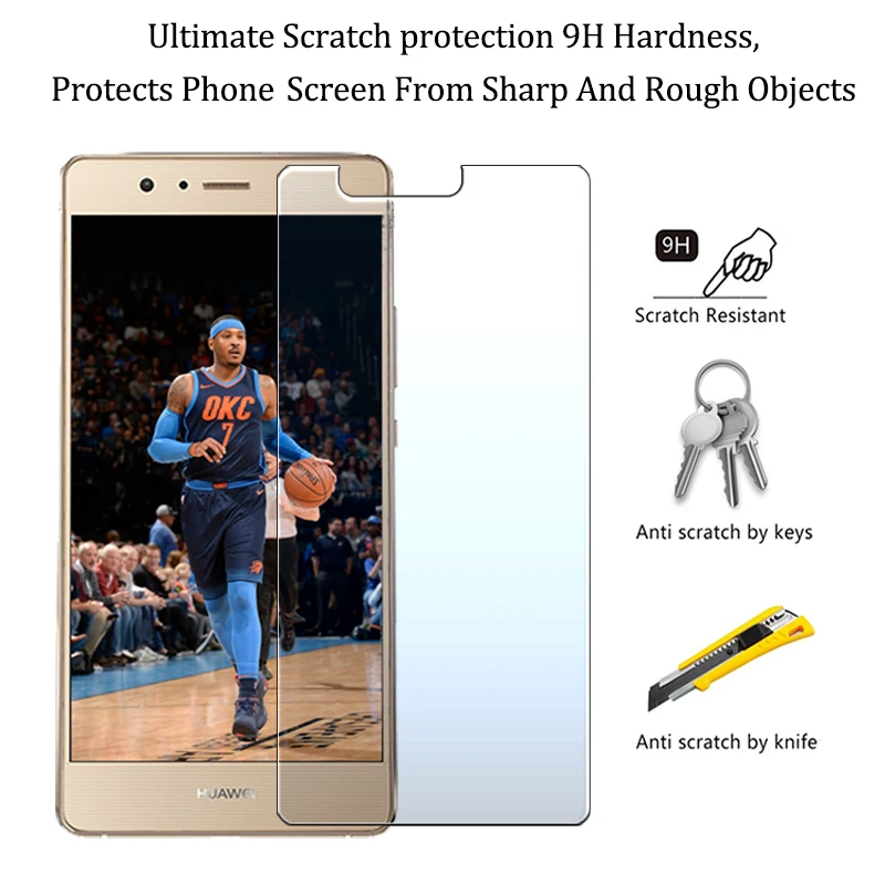 Закаленное стекло для huawei P9 Lite Plus Mini P9lite P 9 Защитная пленка для экрана Huavey Glas защитная пленка Tremp Huwei 9h