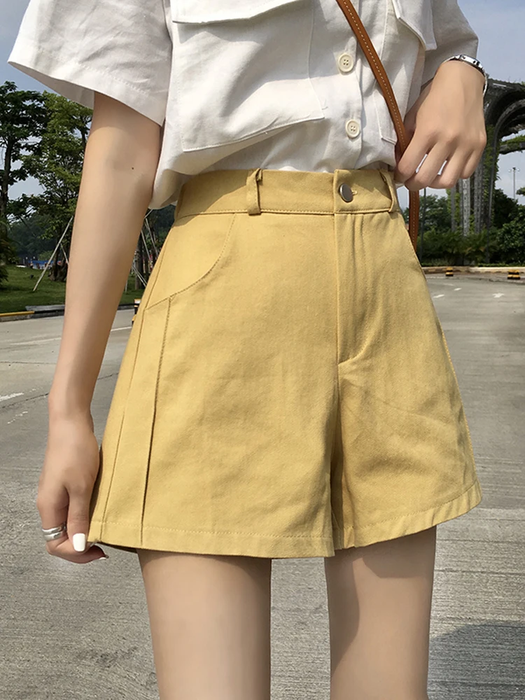 2019 summer new loose tooling Harlan straight pants wide leg women's high waist casual Female | Женская одежда