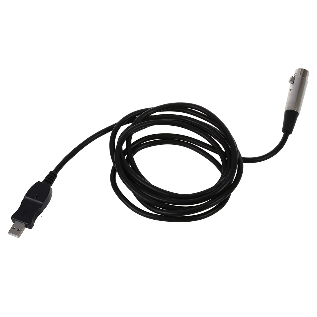 USB штекер к 3 Pin XLR гнездовой микрофон Микрофон Студийный аудио кабель |