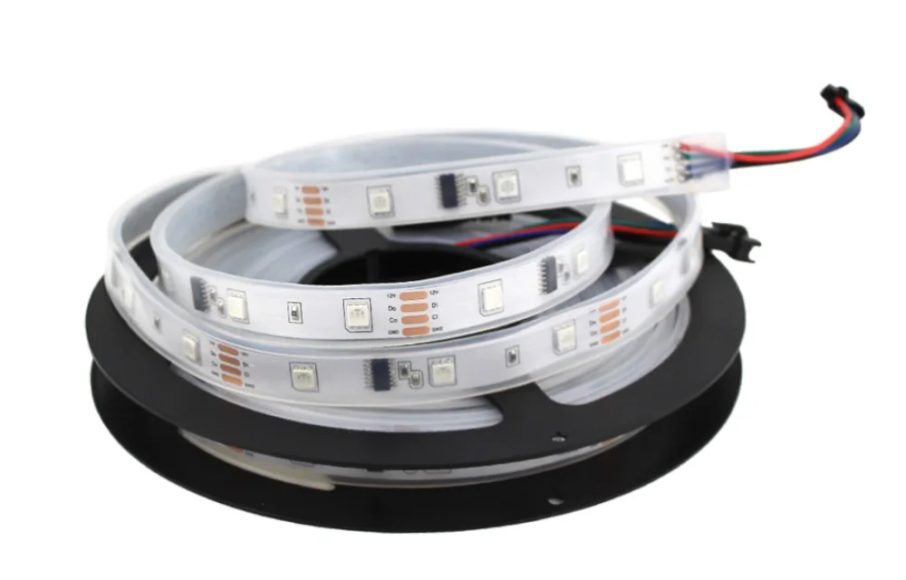 Светодиодная лента Dream color Magic IC 6803 RGB 5050 20 м 30 10 5 водонепроницаемая IP67 133 изменение +