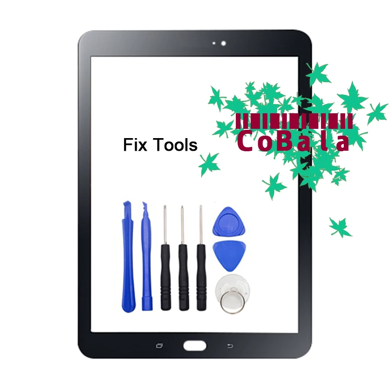 1 шт. черный, белый цвет золото для Samsung Galaxy Tab S2 9,7 T813 T819 T818 спереди Стекло 9," Сенсорный экран ЖК-дисплей внешний Панель+ Инструменты