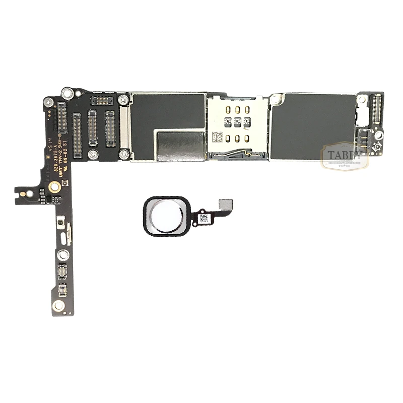 Заводская разблокированная материнская плата для iphone 6 plus 16 Гб 64 Гб 128 ГБ IOS, оригинальная материнская плата с сенсорным ID для iphone 6Plus