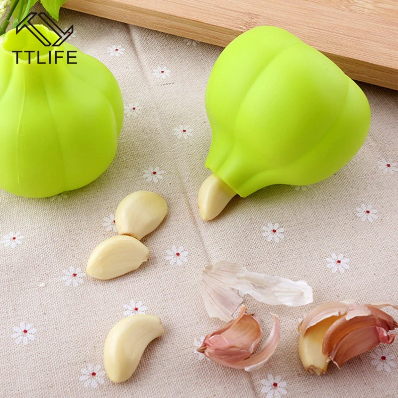 TTLIFE Creative Garlic Peeling Device Practical Silicone Peeler Household Food Grade Stripper Kitchen Tools | Дом и сад