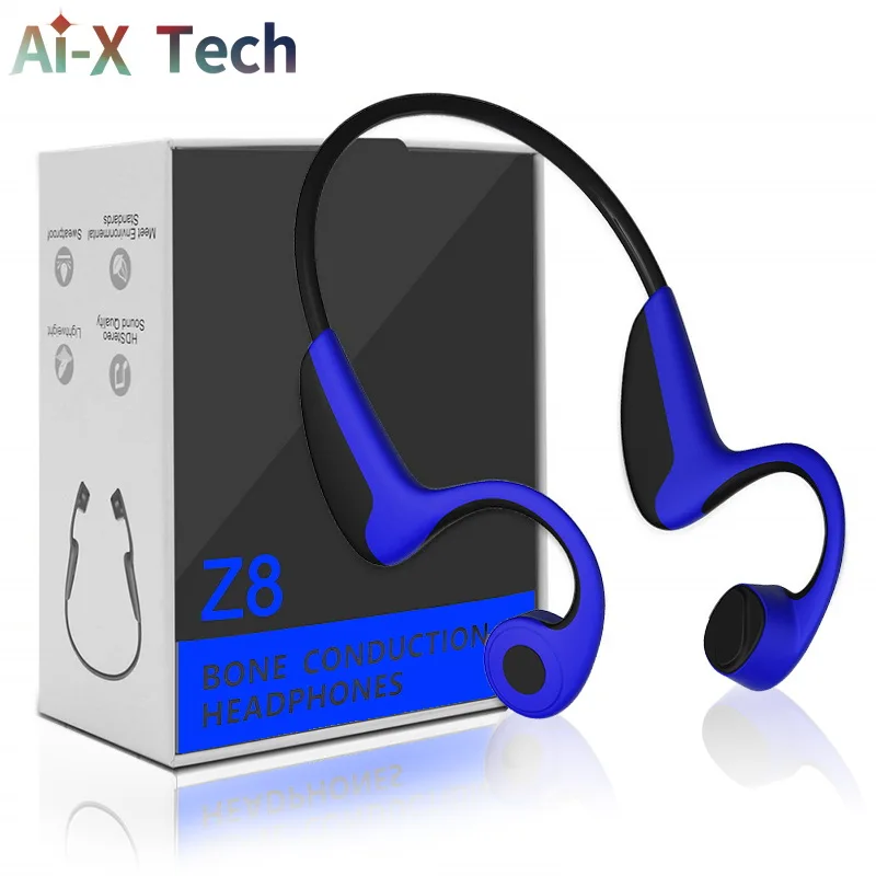 Спортивные наушники Bluetooth 5 0 костная проводимость беспроводная гарнитура