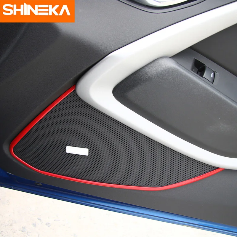 SHINEKA ABS 4 цвета интерьер двери сперкер украшение отделка 6 поколения для Chevrolet Camaro