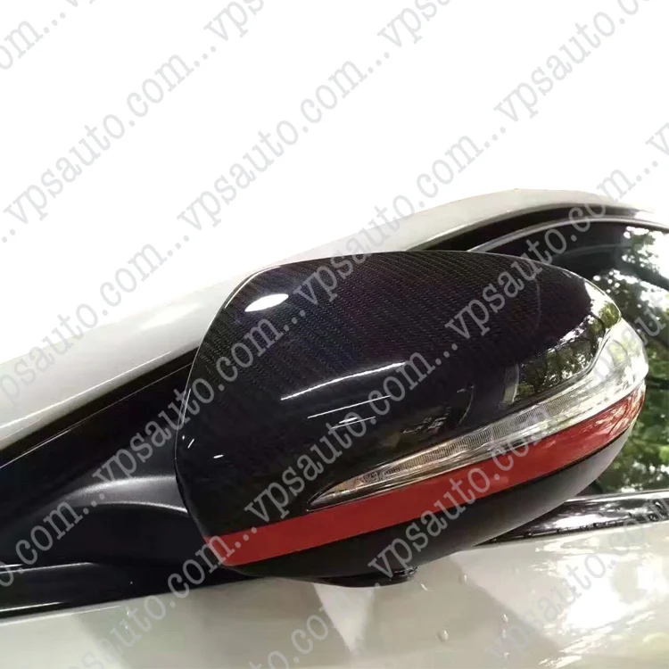 Углеродного Волокна Зеркало Обложка Для 07-16 Benz Abces CLA CLS GLK Класс для Mercedes W176 W246 W221