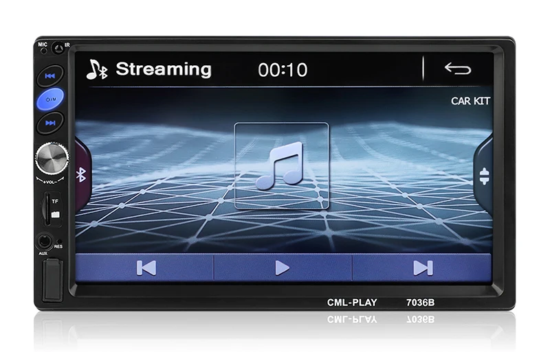 Автомобильная стереосистема Bluetooth " HD сенсорный экран MP5 плеер Поддержка BT/FM/AUX/USB/SD зеркальный пульт дистанционного управления 2 din Авторадио