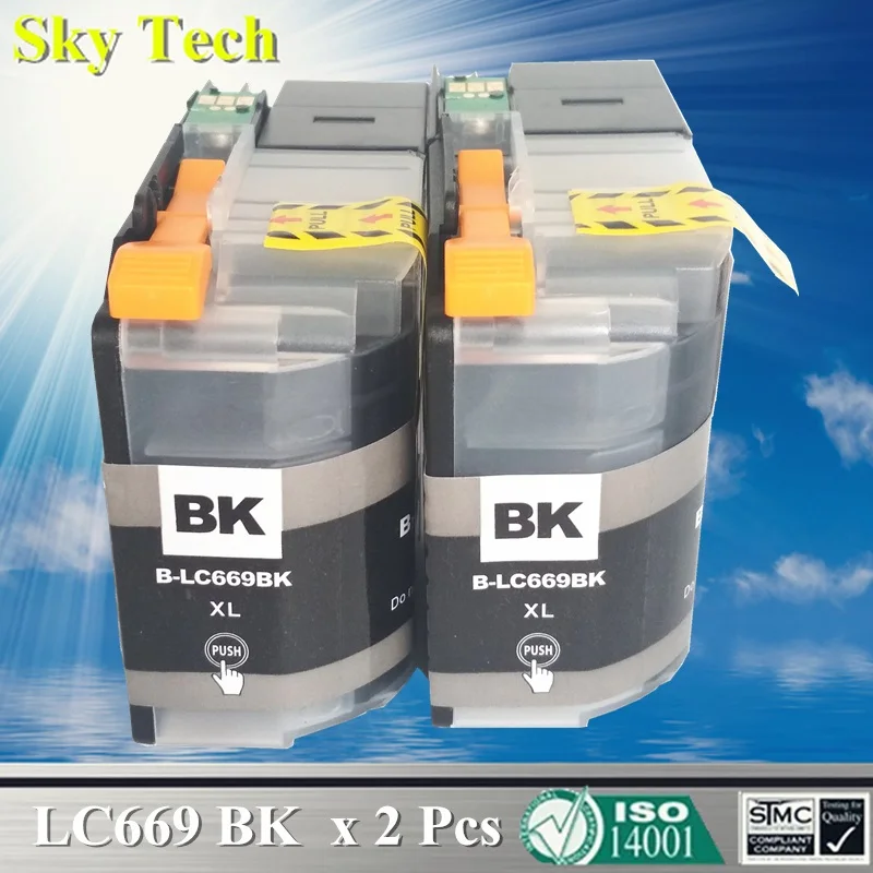 Совместимый чернильный картридж для Brother LC669XL LC665XL MFC-J2320 MFC-J2720. [Россия/Южная