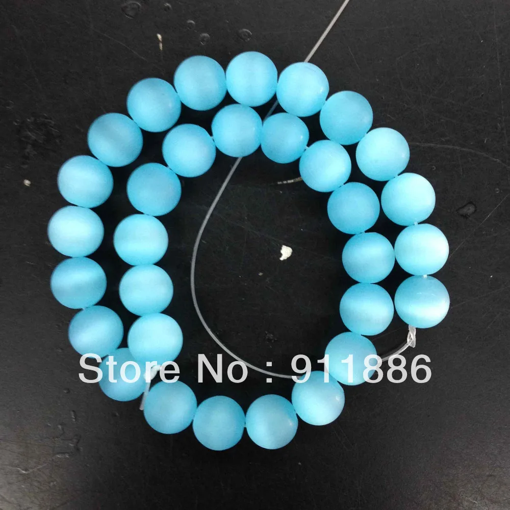 10 нитей/упаковка Матовые Круглые бусины кошачий глаз|beads accessories|glass round beadsround beads |