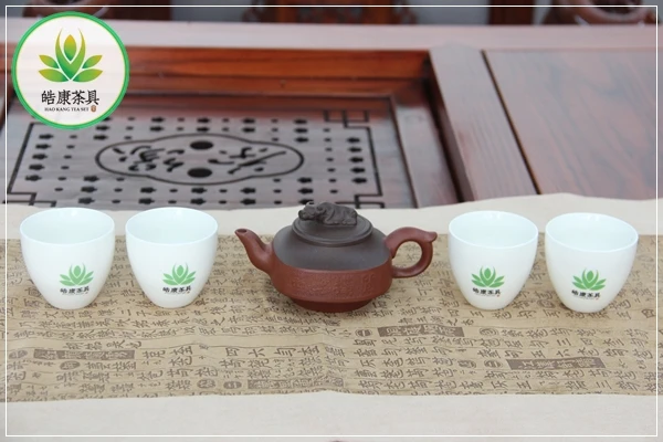 Настоящий исинский китайский чайник для набора Кунг Фу Ча из пурпурной глины