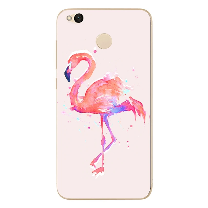 Soft Phone Case For Xiaomi Redmi 4X Note 4 4A 3 TPU Colorful Flame Bird Geometry Painted Mi A1 Pro D088 |