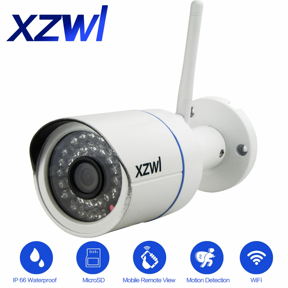 Пуля ip-камеры уличные Wi-Fi камера 1080 P ночного видения обнаружения движения P2P ONVIF