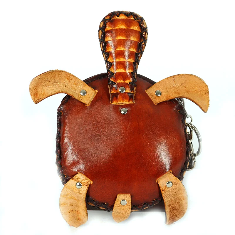 Натуральная кожа кошельки для монет браслет кошелек милая сумка в виде черепахи