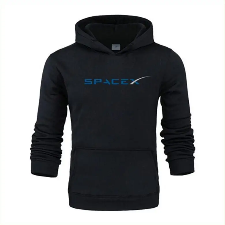Весна 2019 толстовки SpaceX мужские с логотипом Space X популярная Толстовка на заказ