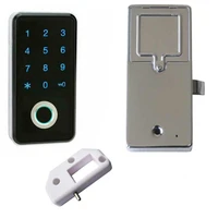 smart electronic fingerprint password lock biometric keyless cabinetlockerwardrobedrawer door lock for homeofficegym battery powered easy installation external power supply