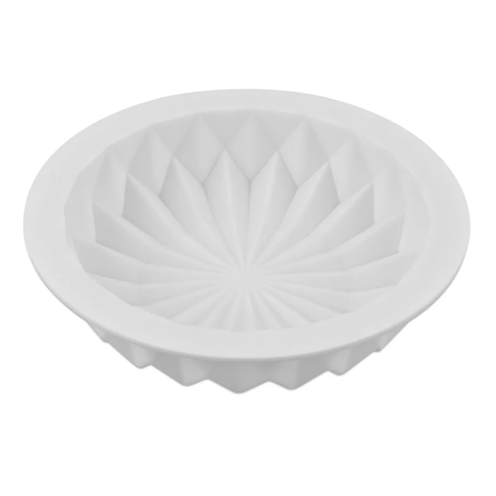 Silicone Cake Round Shape 3D Mold Rectangular Bread Pan Layered Pizza Wave Edge Baking Pans | Дом и сад