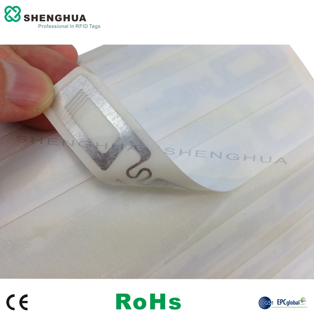

10 шт./упак. 806 МГц 915 МГц 860-960 МГц UHF RFID Метка Смарт RFID пассивный Стикеры EPC GEN2 ISO Стандартный RFID тег 98*16 мм