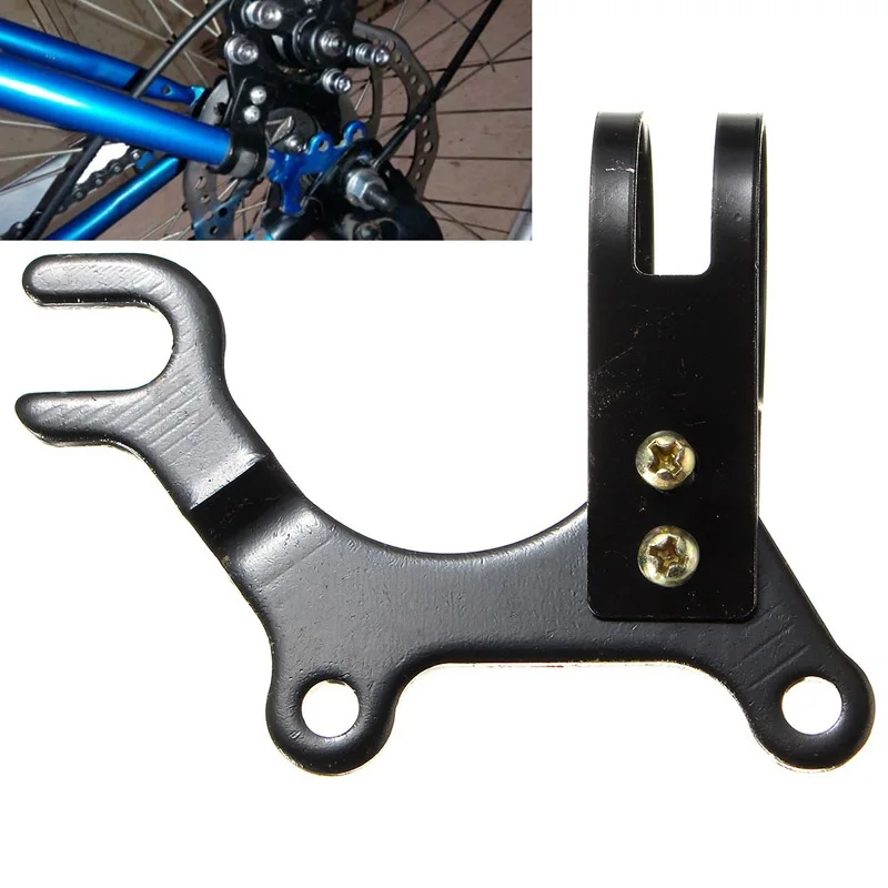New Arrivals Universal Road MTB Bike Bicycle Front Rear Disc Brake Pad Bracket Frame Adaptor Mounting Holder Cycling Supplies | Спорт и