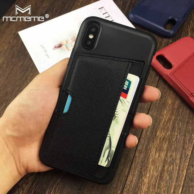 Роскошный кожаный чехол в деловом стиле для Apple iphone x модный кошелек держатель