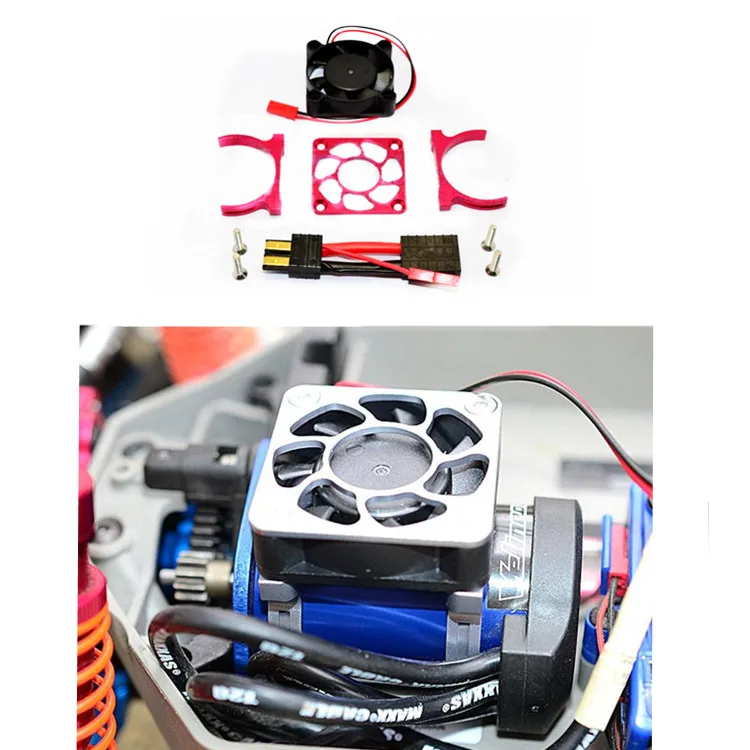 Вентилятор радиатора двигателя из сплава 38x38 мм для 1/10 TRAXXAS TRX 4 FORD GT4 TEC 2 0 SLASH