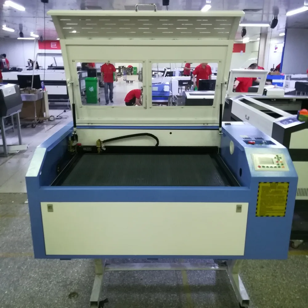 Лазерная машина RECI W2 100 Вт CO2 6090 или 9060 лазерная режущая RUIDA с водяным охладителем CW5000|Фрезы по дереву| |