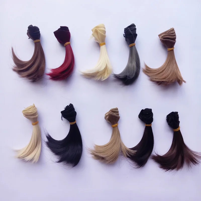 Парики для кукол синтетические волосы 10 см 1 шт.|wigs for dolls|doll wigbjd hair |