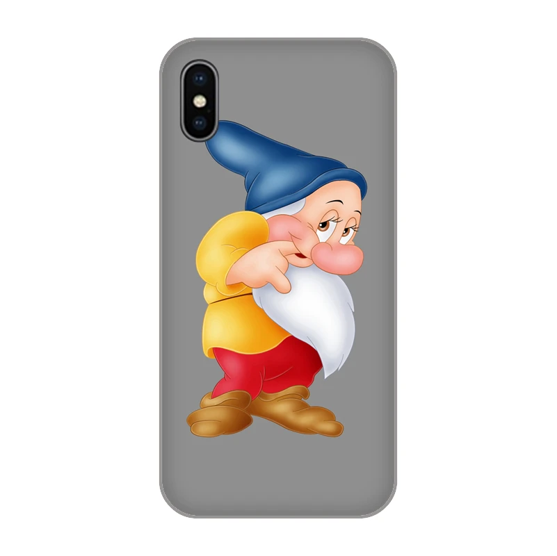 Милый мультяшный чехол принцессы disneys для iphone 4 5 5S 5C SE Xs Max Xr X 6 6s 7 8 plus белоснежная