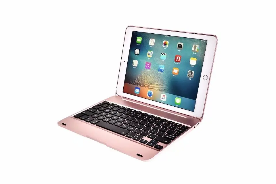 Новый ABS 9 7 ''чехол для iPad Air 1 чехол с клавиатурой Bluetooth беспроводной A1474 A1475 A1476