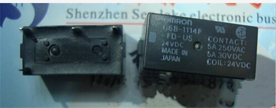 

NEW relay G6B-1114P-FD-US-24VDC G6B-1114P-FD-US 24VDC G6B1114PFDUS-24VDC G6B1114PFDUS G6B-1114P 24VDC DC24V 24V DIP4 5pcs/lot