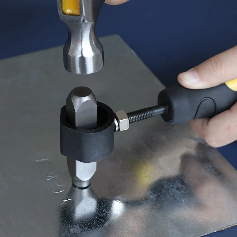 9PC Set Digital Steel Code Stamp Punch Dies Hand Knock Embossing Tools Metal Marker Cold Press Mold Numbers Figures From 0 to 8 - купить по