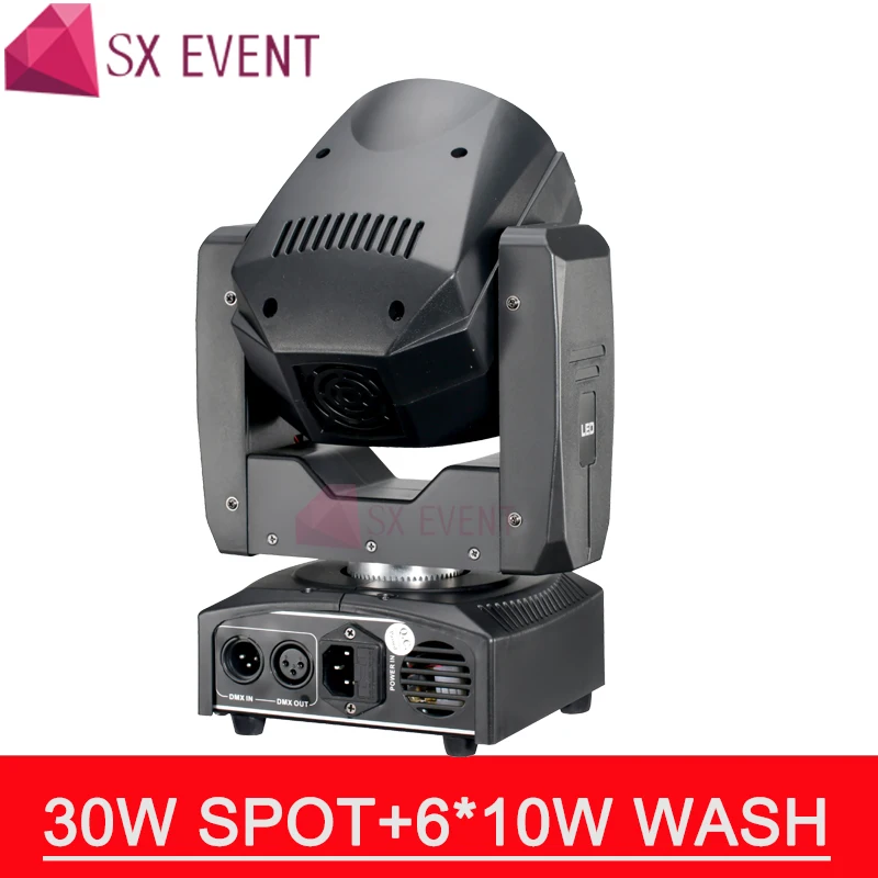 10 шт./лот 30 Вт Светодиодный светильник с подвижной головкой сценический Декор RGBW