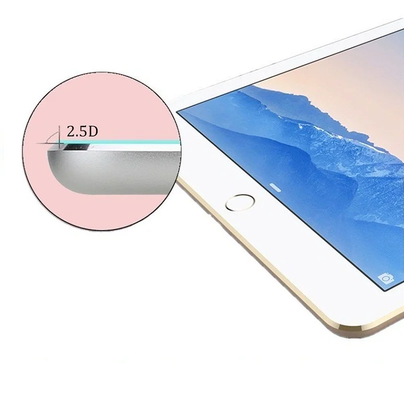 2.5D Anti Scratch закаленное Стекло Экран протектор для iPad Air 2 2/3/4 Mini 123 4 2017 2018 Pro 9 7 10 5 2019 |