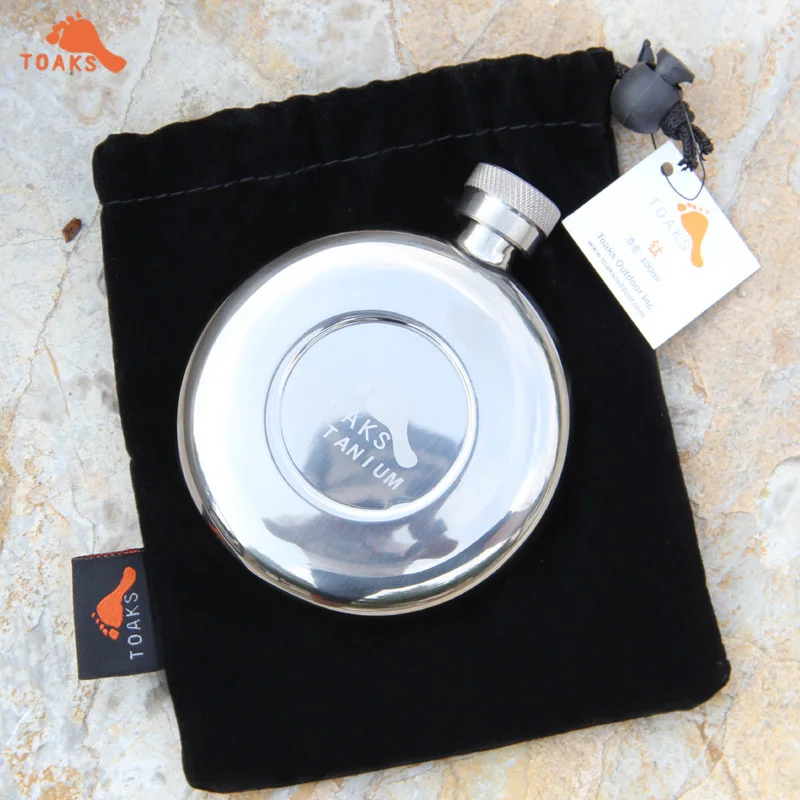 TOAKS титановая фляжка 150 мл наружная походная альпинистская Ультралегкая кувшин