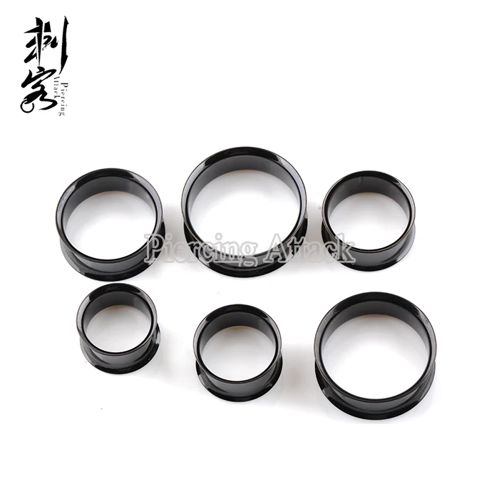 (Мин. Заказ $10) Большой Калибр черный двойной расклешенный Разъем 18 мм-30 мм дешевые