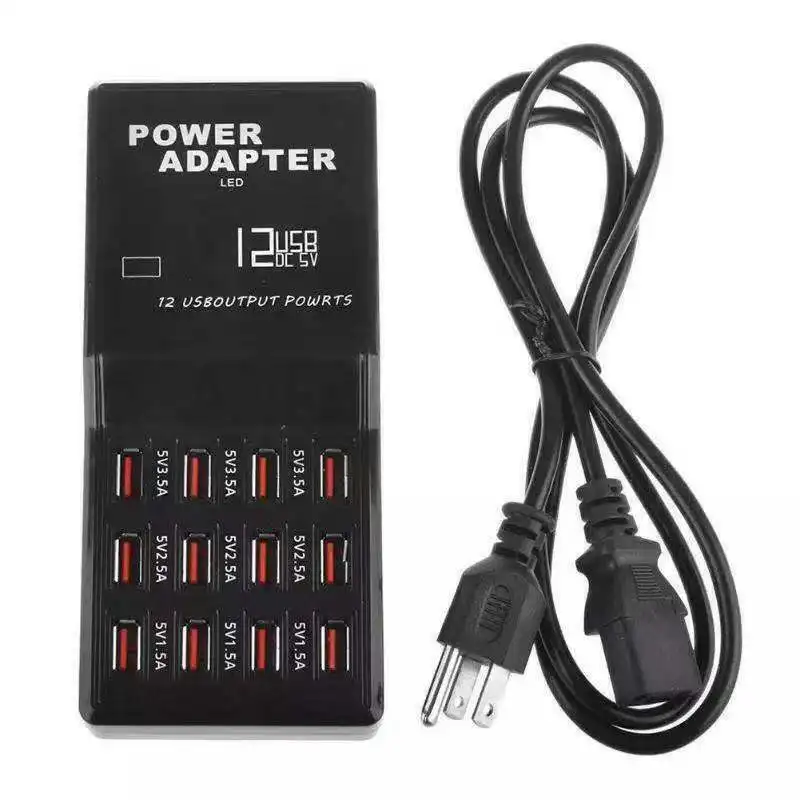 Многофункциональный 12 портовый USB зарядная станция концентратор Настольный