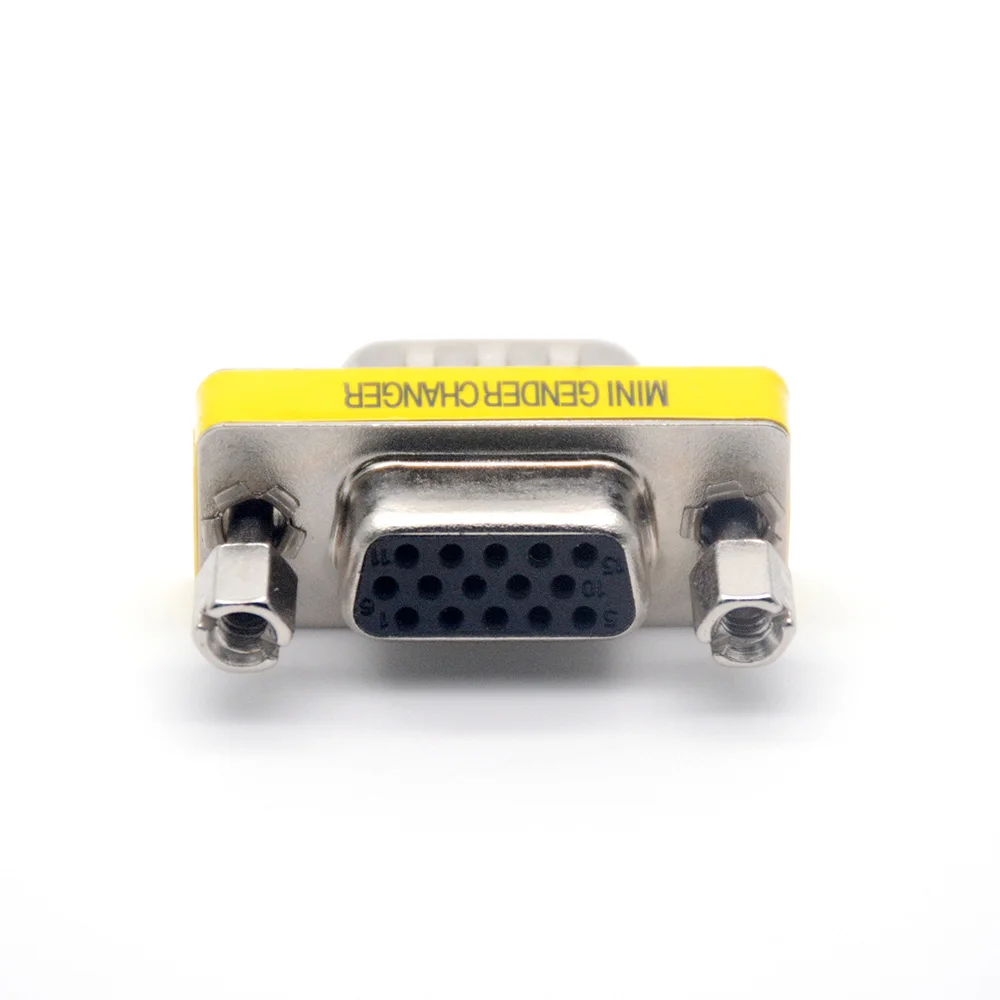 2017 новое поступление 15 pin DB15 VGA мини адаптер для смены пола разъем M/F Папа мама